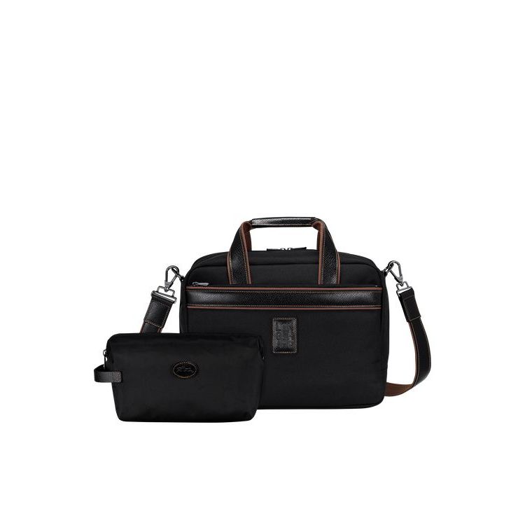 Sacs De Voyage Longchamp Tela Noir | 47308-QXEI