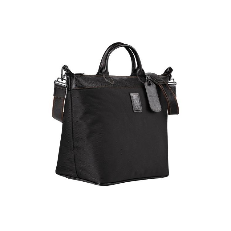 Sacs De Voyage Longchamp Tela Noir | 56207-UWMK