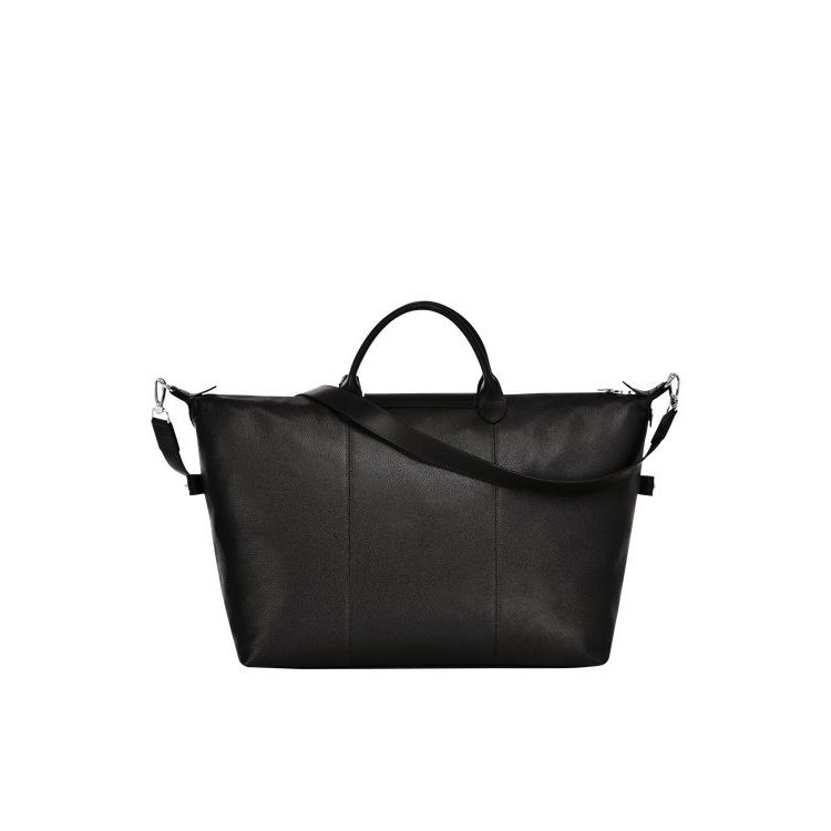 Sacs De Voyage Longchamp Xl Cuir Noir | 72364-WRZH