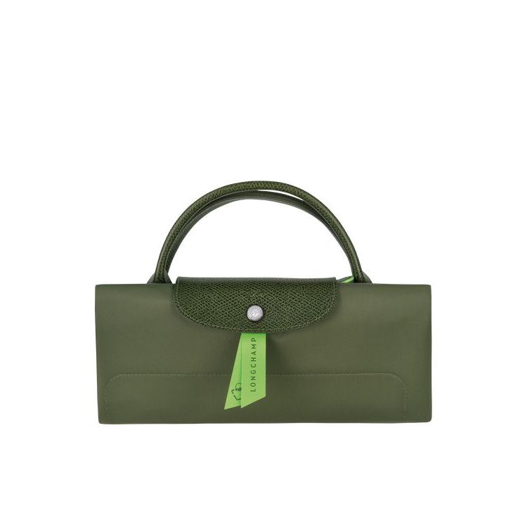 Sacs De Voyage Longchamp Xl Forest Recycled canvas Vert | 57861-ANPF