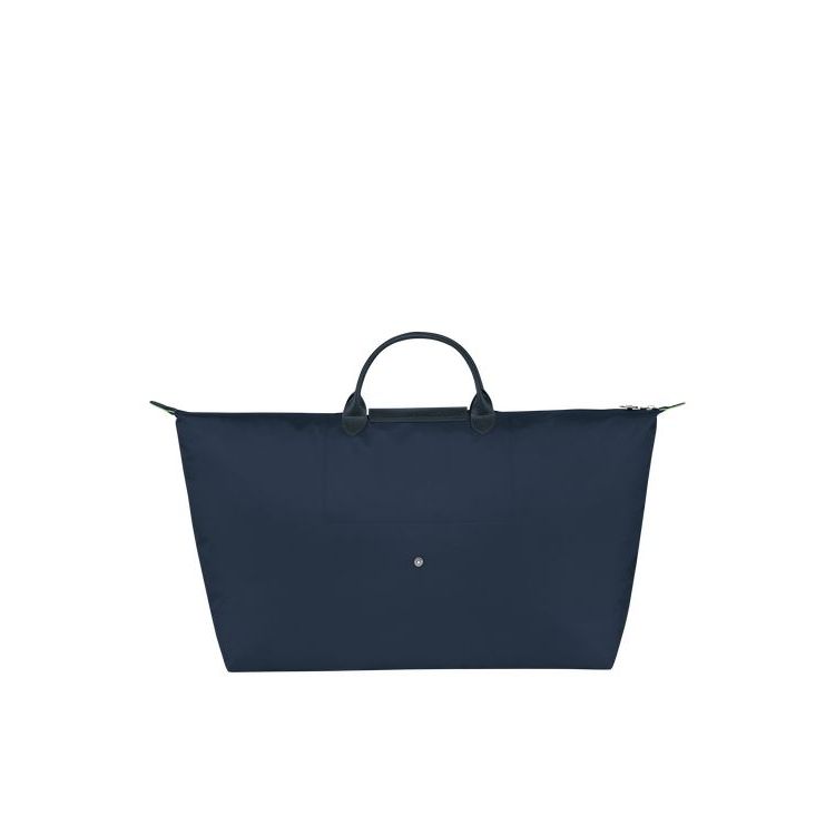 Sacs De Voyage Longchamp Xl Recycled canvas Bleu Marine | 15786-GDKW