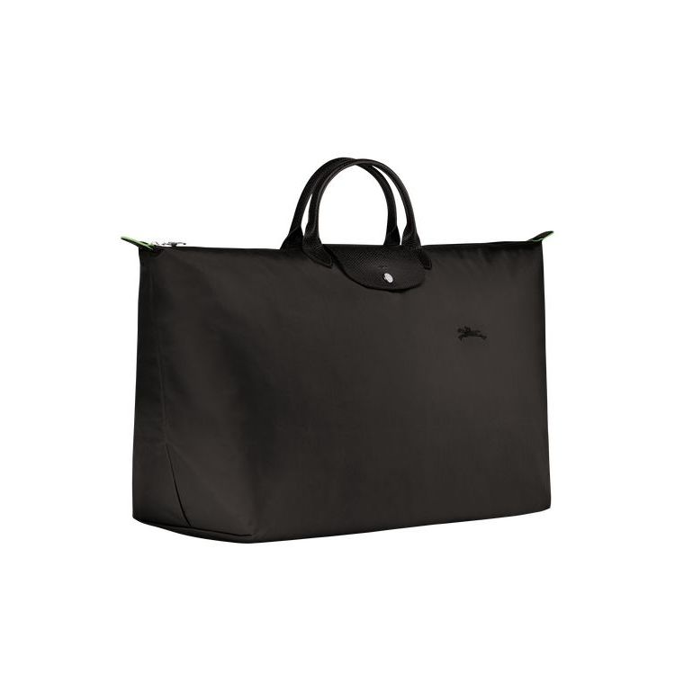 Sacs De Voyage Longchamp Xl Recycled canvas Noir | 16905-LINB