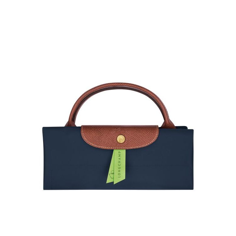 Sacs De Voyage Longchamp Xl Recycled canvas Bleu Marine | 31624-ZXJA