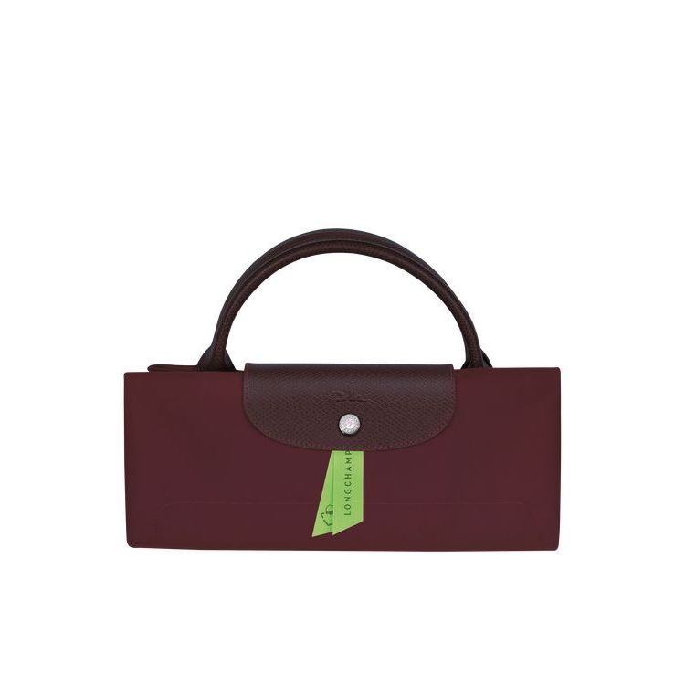 Sacs De Voyage Longchamp Xl Recycled canvas Bordeaux | 35264-JEKT