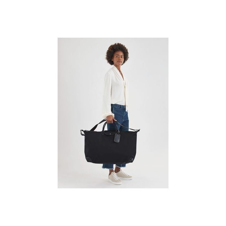 Sacs De Voyage Longchamp Xl Tela Noir | 38429-IYBL