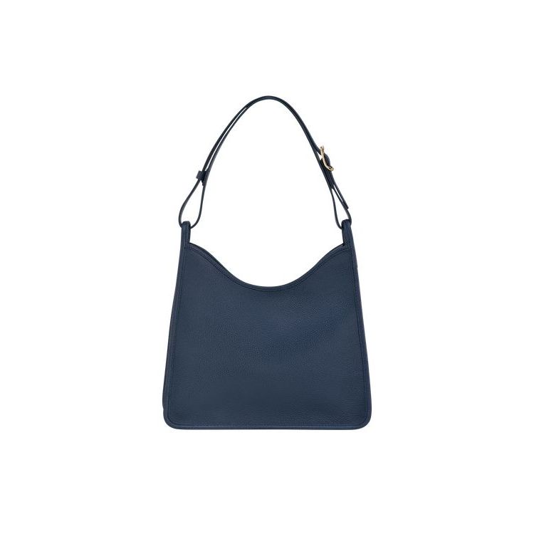 Sacs À Bandoulière Longchamp Cuir Bleu Marine | 98635-XLZP