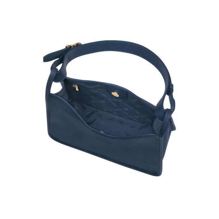 Sacs À Bandoulière Longchamp Cuir Bleu Marine | 98635-XLZP