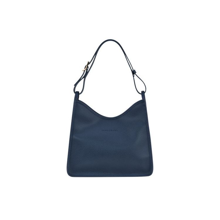 Sacs À Bandoulière Longchamp Cuir Bleu Marine | 98635-XLZP