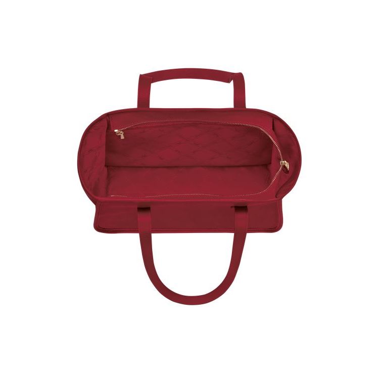 Sacs À Bandoulière Longchamp Cuir Rouge | 37820-MJXV