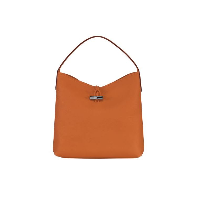 Sacs À Bandoulière Longchamp Hobo Saffron Cuir Orange | 07981-YBWF