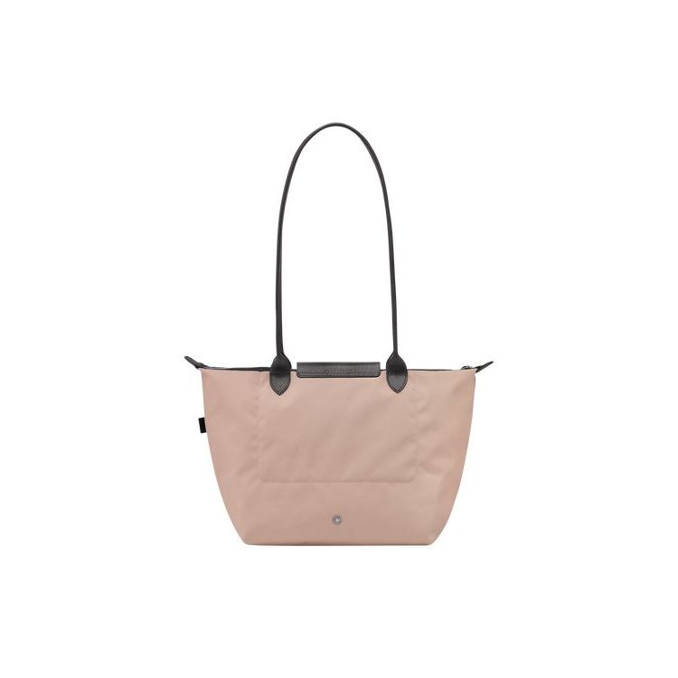 Sacs À Bandoulière Longchamp Long Hawthorn Recycled canvas Rose | 09315-YXSE