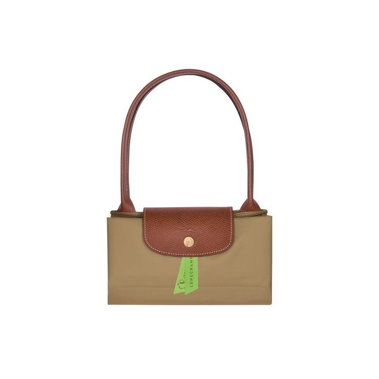 Sacs À Bandoulière Longchamp S Desert Recycled canvas Kaki | 70195-BISM