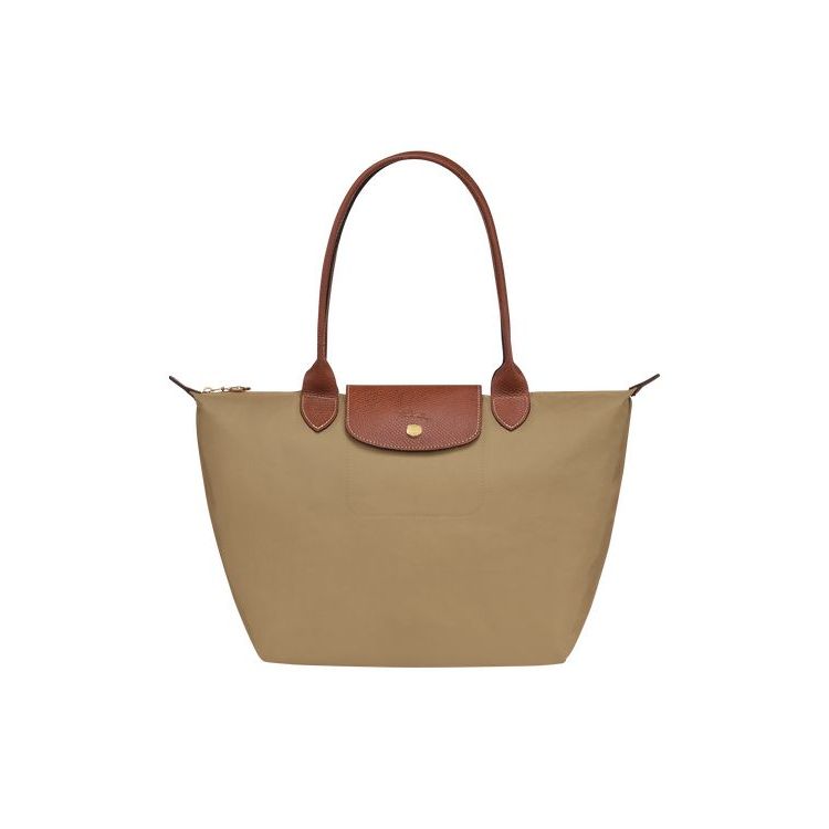 Sacs À Bandoulière Longchamp S Desert Recycled canvas Kaki | 70195-BISM