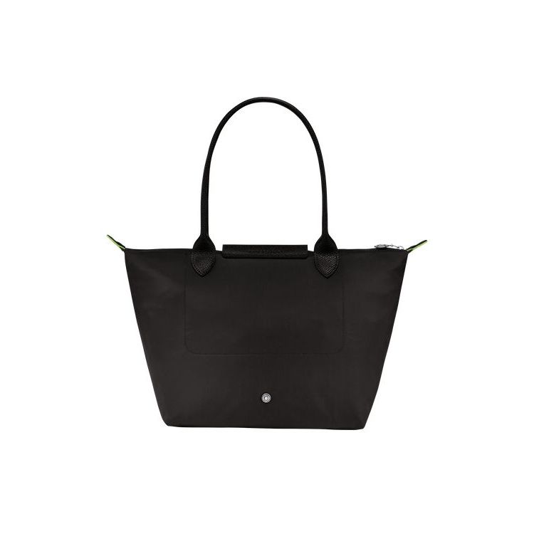 Sacs À Bandoulière Longchamp S Recycled canvas Noir | 83125-BXTI