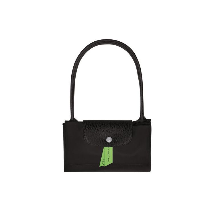 Sacs À Bandoulière Longchamp S Recycled canvas Noir | 83125-BXTI