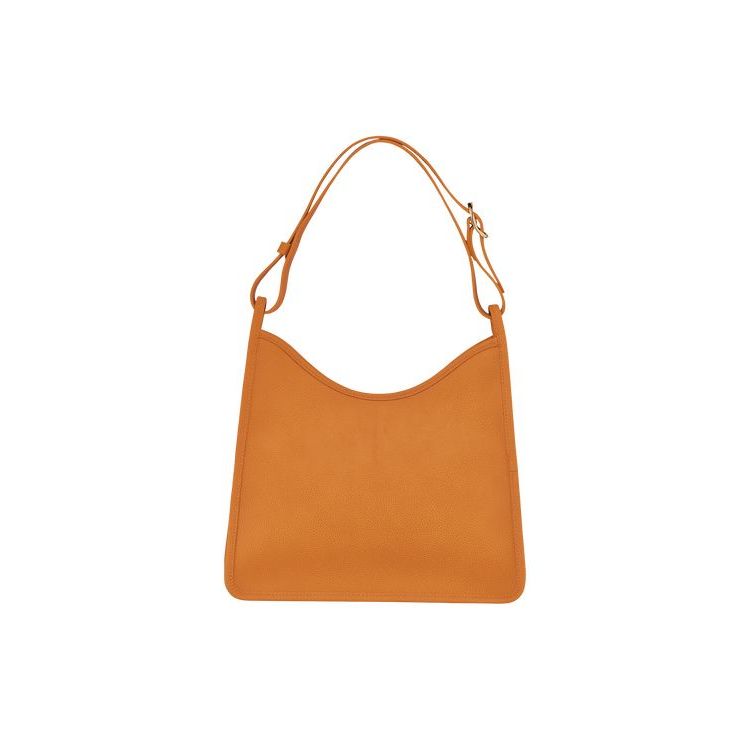 Sacs À Bandoulière Longchamp Saffron Cuir Orange | 45237-YRZE