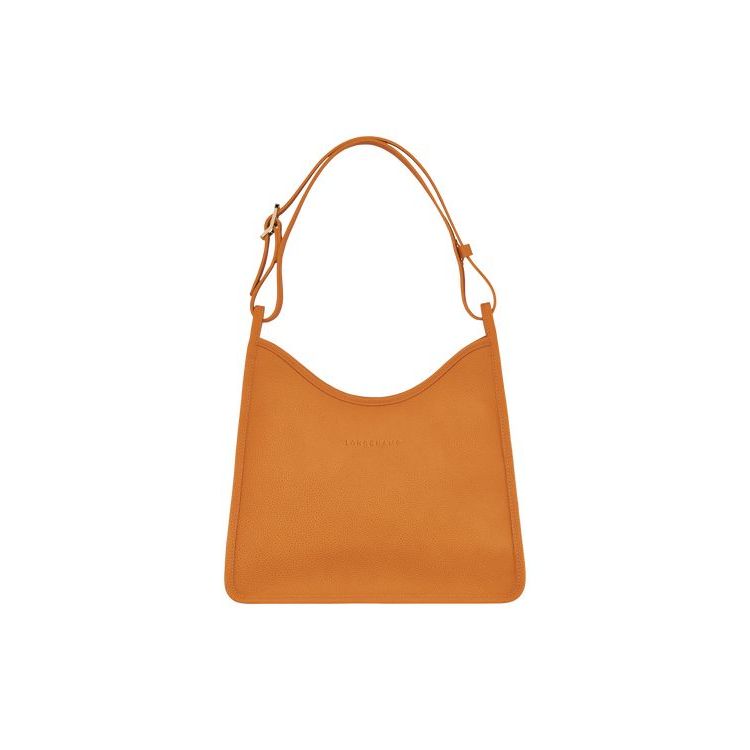 Sacs À Bandoulière Longchamp Saffron Cuir Orange | 45237-YRZE