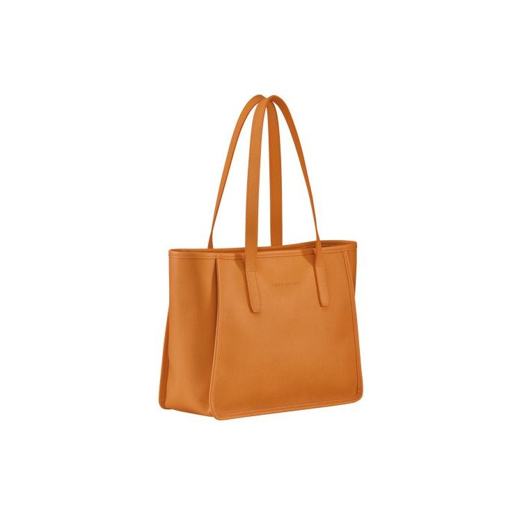 Sacs À Bandoulière Longchamp Saffron Cuir Orange | 82710-UHYS