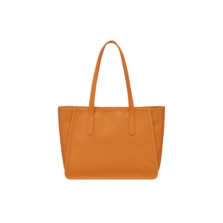 Sacs À Bandoulière Longchamp Saffron Cuir Orange | 82710-UHYS