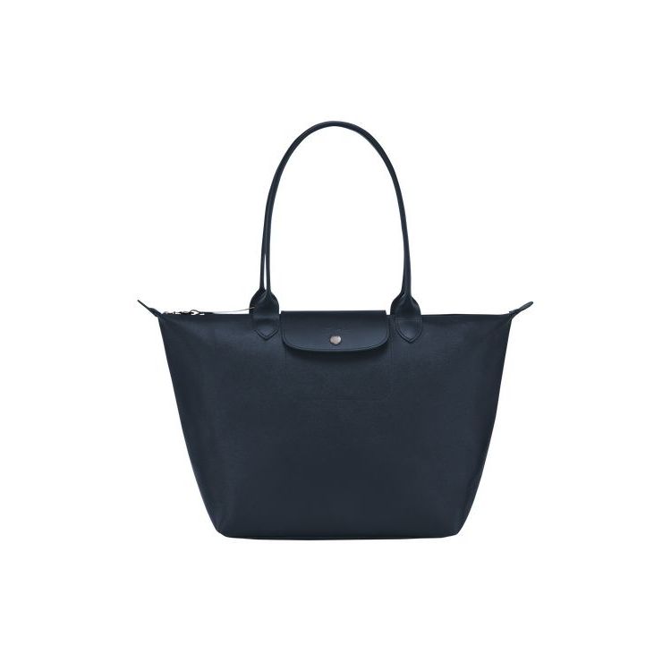 Sacs À Bandoulière Longchamp Shopping L Tela Bleu Marine | 45081-RPSN