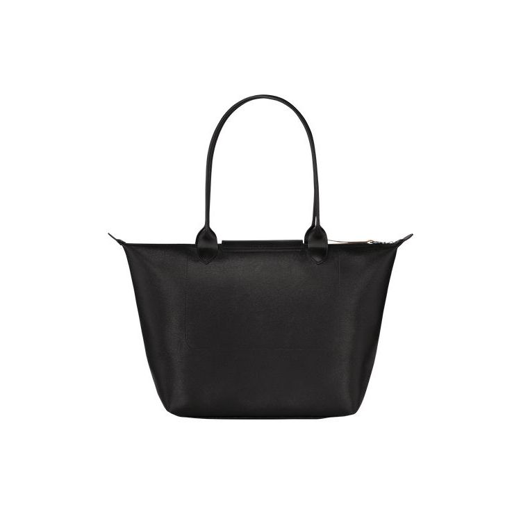 Sacs À Bandoulière Longchamp Shopping L Tela Noir | 87234-NEXP