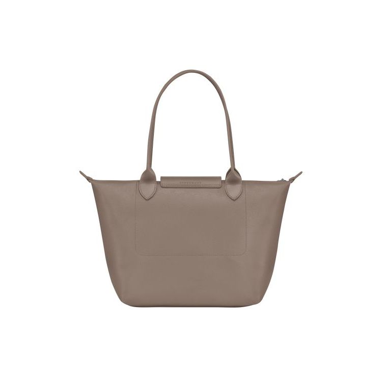 Sacs À Bandoulière Longchamp Shopping S Tela Grise Marron | 16275-RYJB