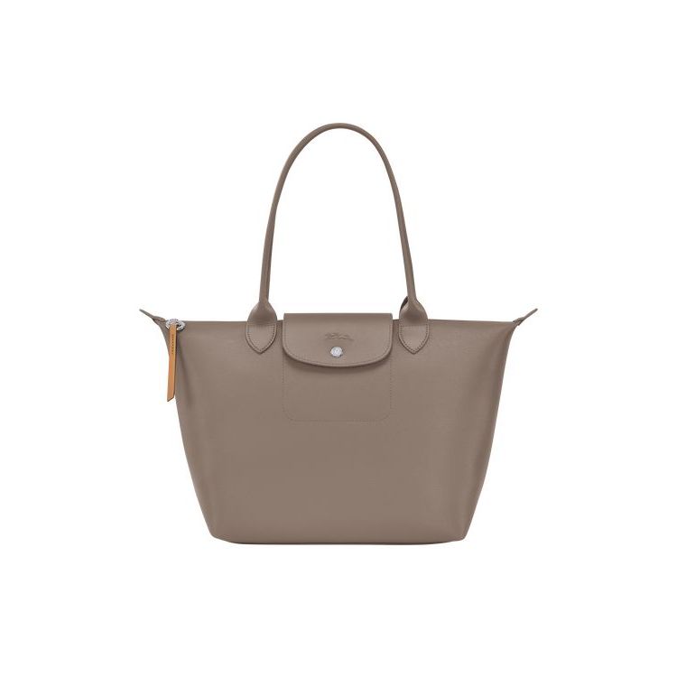 Sacs À Bandoulière Longchamp Shopping S Tela Grise Marron | 16275-RYJB