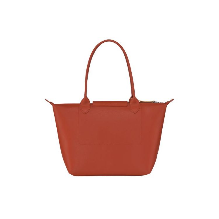 Sacs À Bandoulière Longchamp Shopping S Terracotta Tela Orange | 54186-PSLD