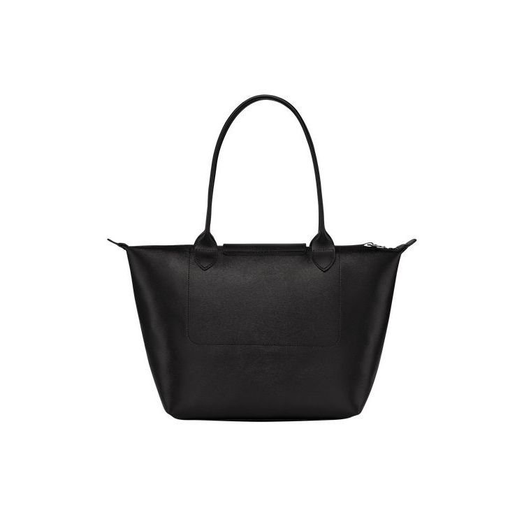 Sacs À Bandoulière Longchamp Shopping S Tela Noir | 85907-UGKP