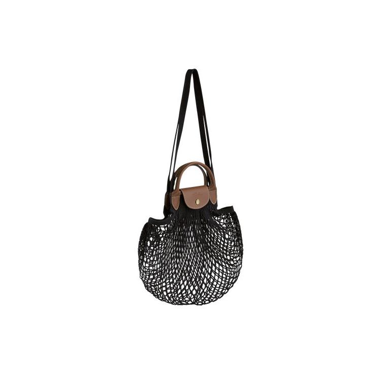 Sacs À Bandoulière Longchamp Tela Noir | 36419-HZTK