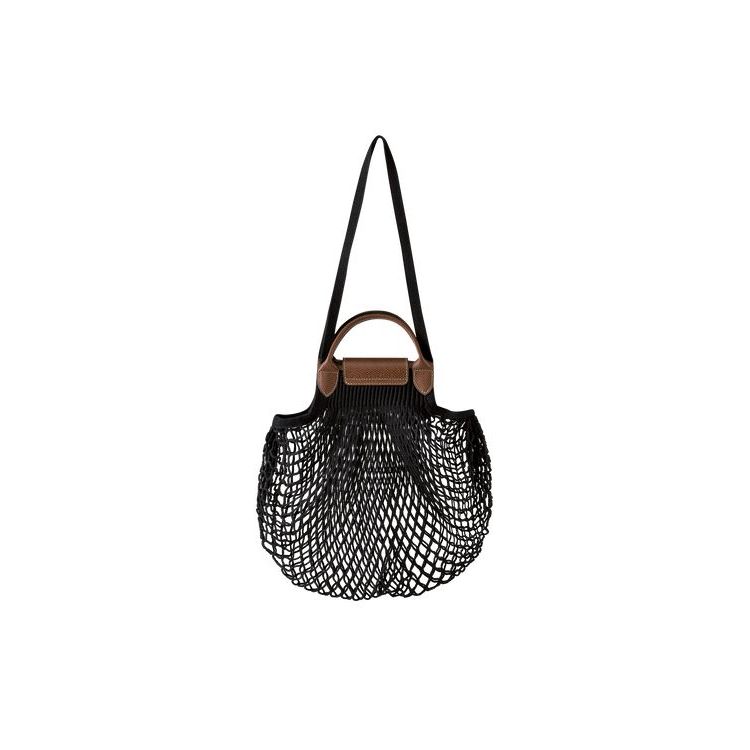 Sacs À Bandoulière Longchamp Tela Noir | 36419-HZTK