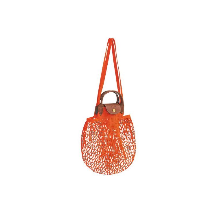 Sacs À Bandoulière Longchamp Tela Orange | 38076-UWOK