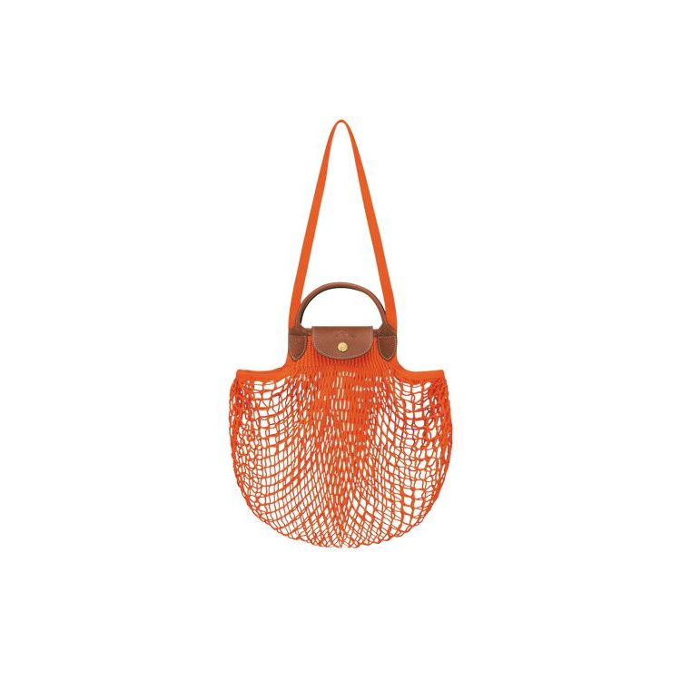 Sacs À Bandoulière Longchamp Tela Orange | 38076-UWOK