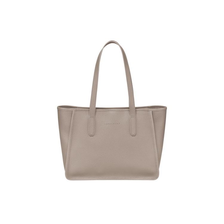 Sacs À Bandoulière Longchamp Turtledove Cuir Grise | 40378-CMEG