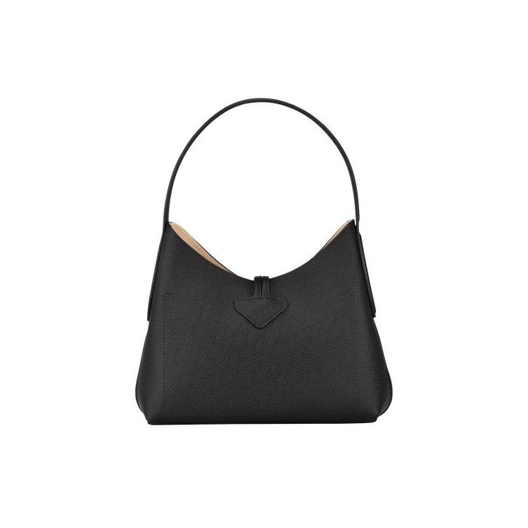 Sacs À Bandoulière Longchamp Xs Cuir Noir | 58763-XIHP