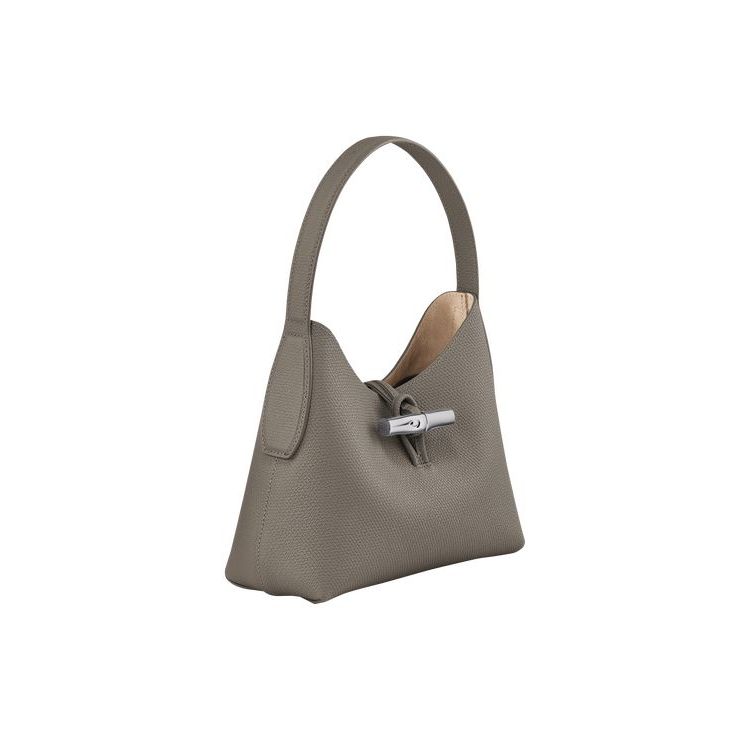 Sacs À Bandoulière Longchamp Xs Turtledove Cuir Grise | 35906-PWGF