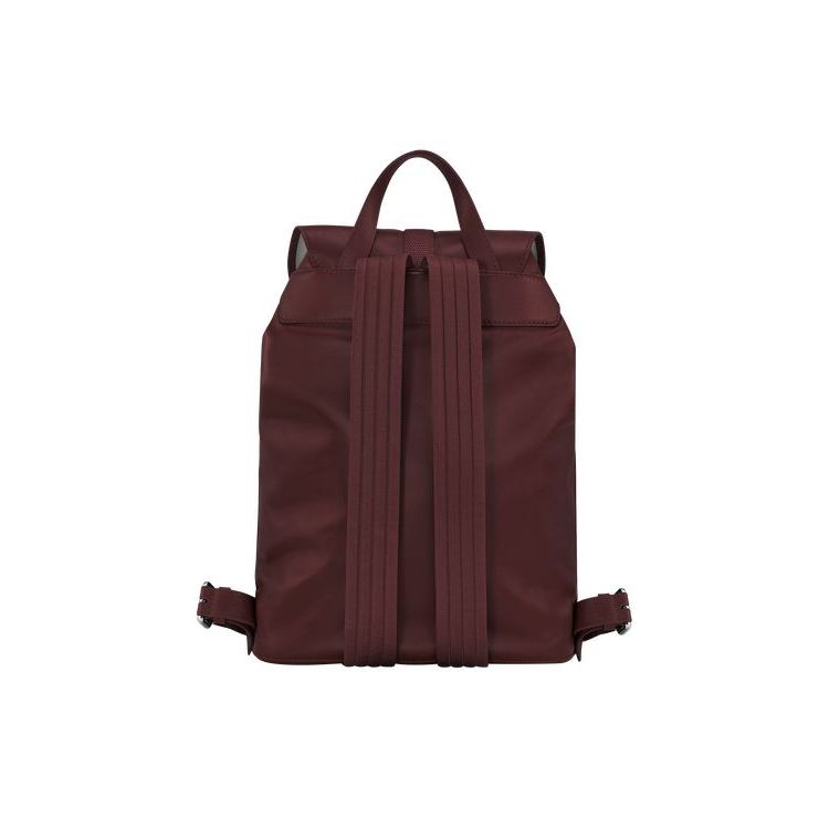 Sacs À Dos Longchamp M Cuir Rouge | 12940-HXRL