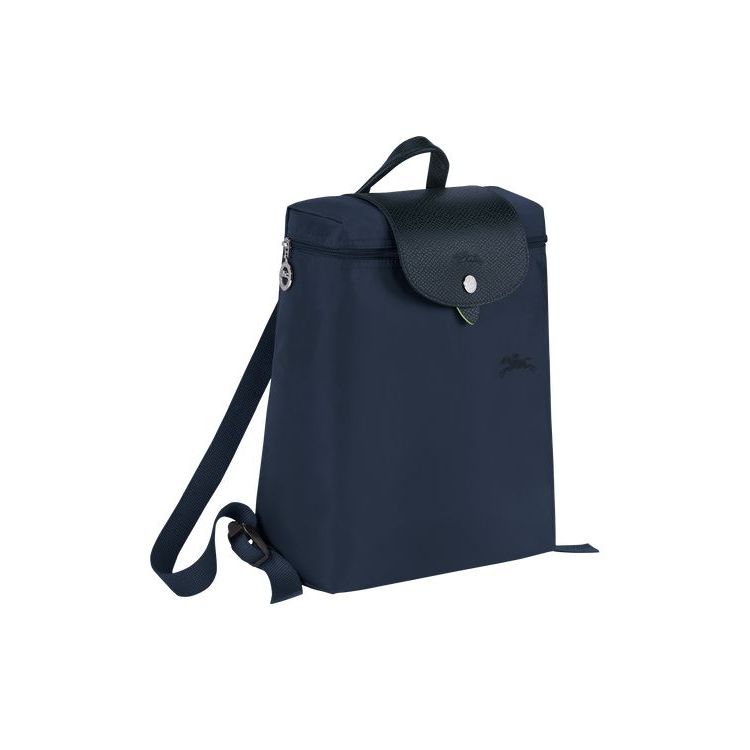 Sacs À Dos Longchamp Recycled canvas Bleu Marine | 34279-XSRP