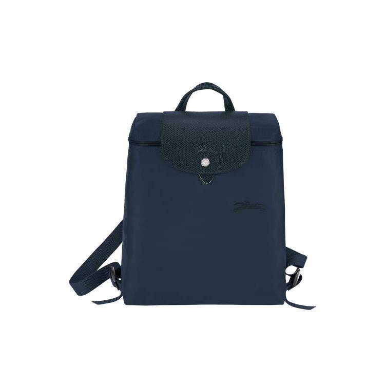 Sacs À Dos Longchamp Recycled canvas Bleu Marine | 34279-XSRP