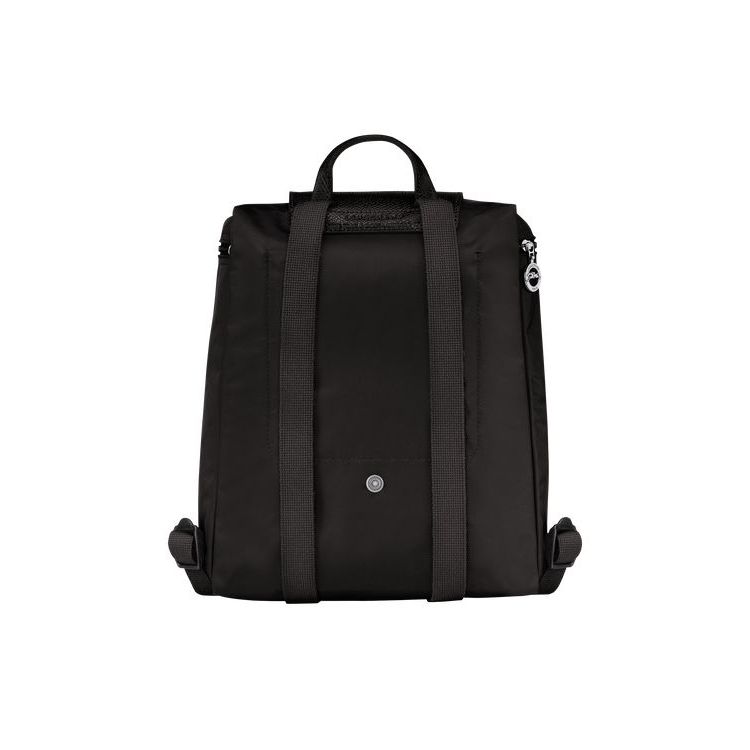 Sacs À Dos Longchamp Recycled canvas Noir | 41032-QCPB