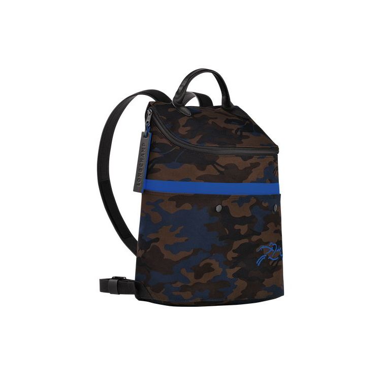 Sacs À Dos Longchamp Tela Bleu Marine | 48125-KZBW