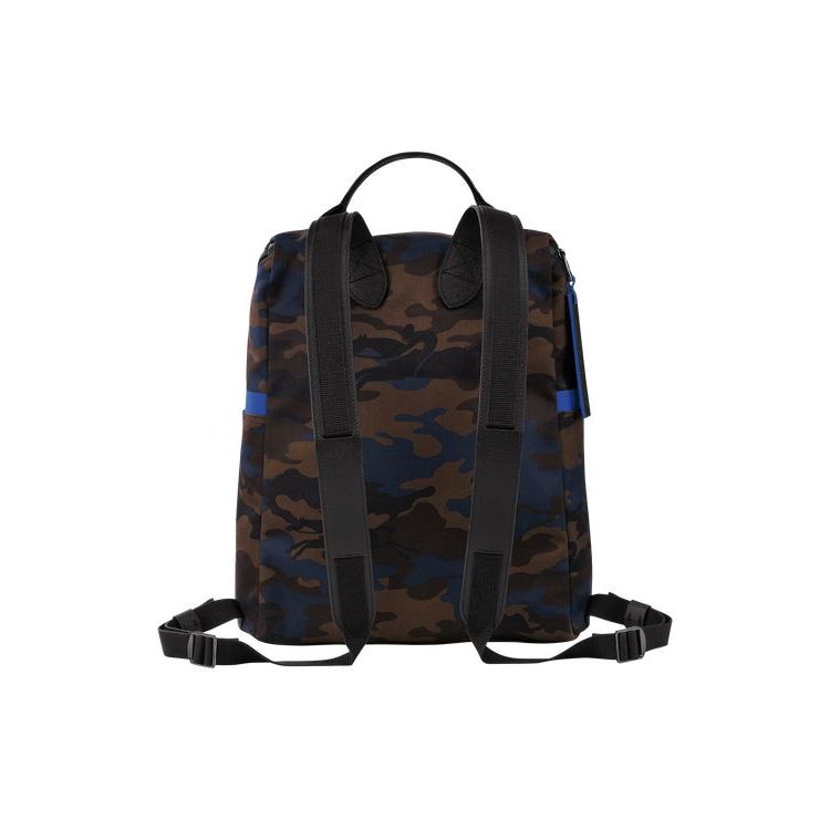 Sacs À Dos Longchamp Tela Bleu Marine | 48125-KZBW