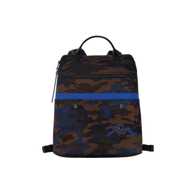 Sacs À Dos Longchamp Tela Bleu Marine | 48125-KZBW