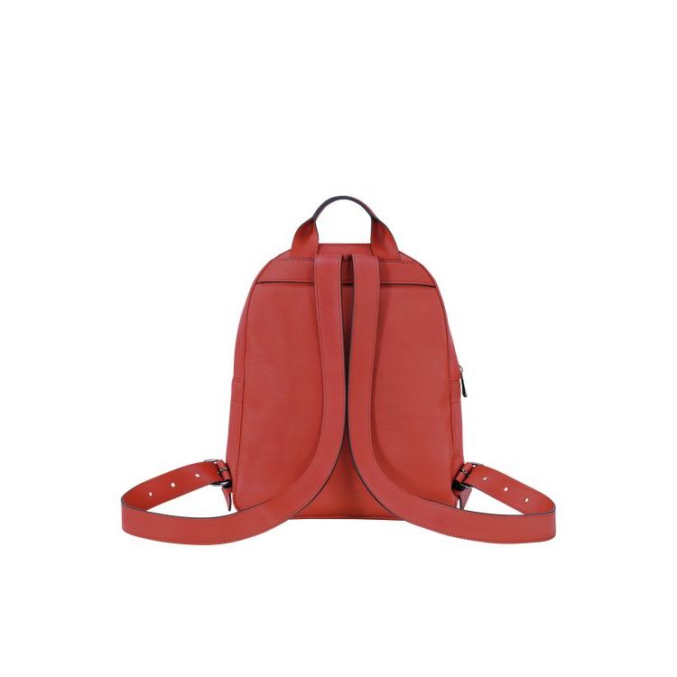 Sacs À Dos Longchamp Terracotta Cuir Orange | 75908-PVYS