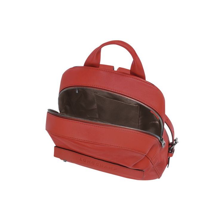 Sacs À Dos Longchamp Terracotta Cuir Orange | 75908-PVYS