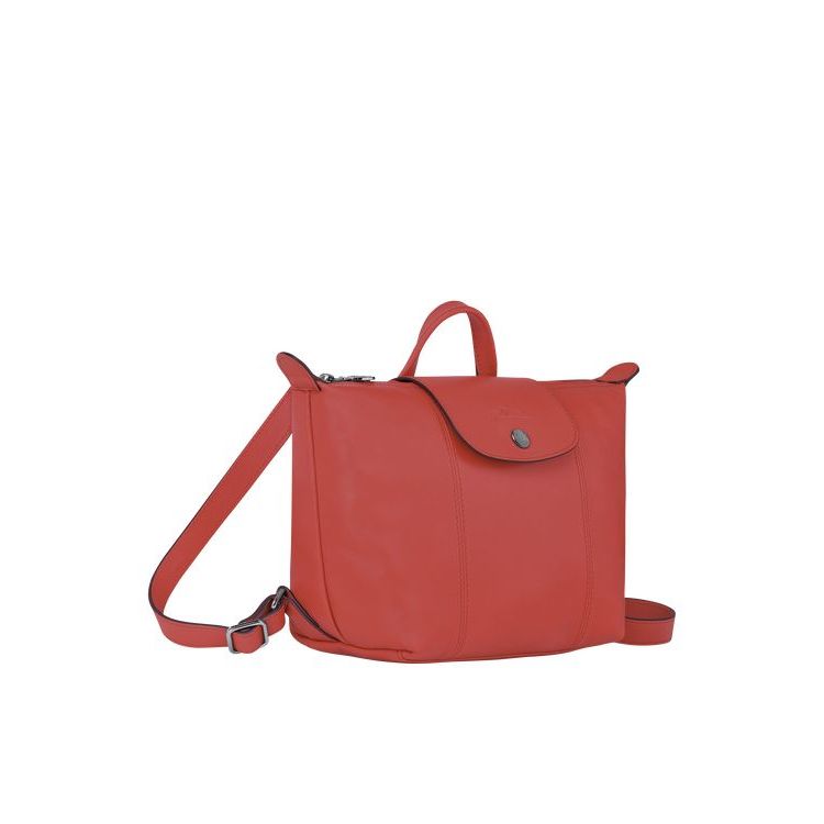 Sacs À Dos Longchamp Terracotta Cuir Orange | 89724-ITYH