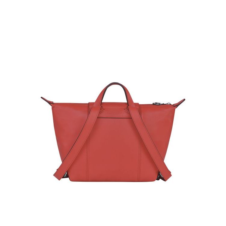 Sacs À Dos Longchamp Terracotta Cuir Orange | 89724-ITYH