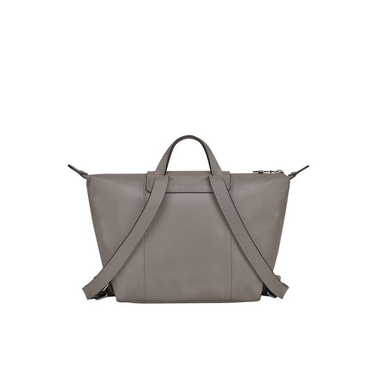 Sacs À Dos Longchamp Turtledove Cuir Grise | 49168-YLJV