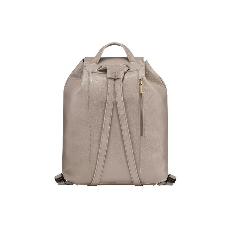 Sacs À Dos Longchamp Turtledove Cuir Grise | 82613-XTCH