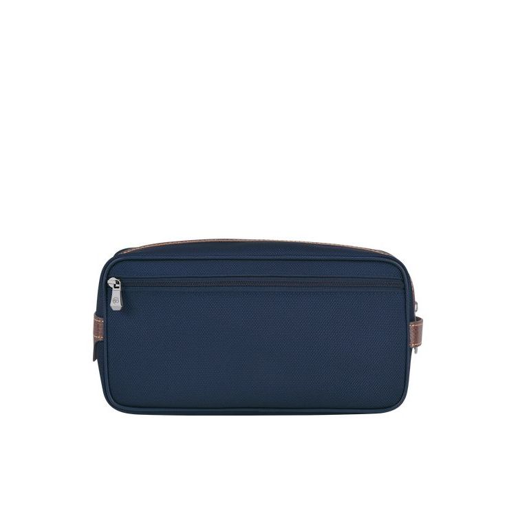 Trousses De Toilette Longchamp Tela Bleu | 83524-FMBX